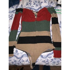 Off the shoulders bodysuit